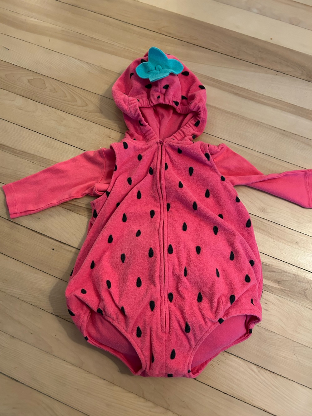 Carter’s - Infant Strawberry Hooded Halloween Costume - size 6-9M